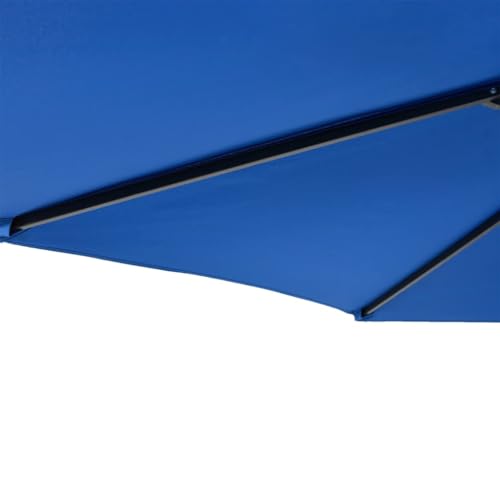 Parasol jardín CLSDRZC 225x225x212cm Azure con varilla de acero contra la exposición solar 4