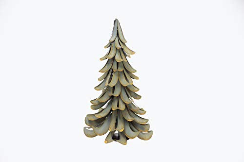 Desert Steel Blue Atlas Cedar Metal Tree Home Decor Accent - Christmas Tree #TOP21