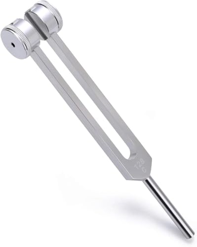 Image of 128 hz Tuning Fork for Healing Meditation Tools 128 hertz Tone Therapy Healing Instrument Diapason Chakra Sound Therapy Products Weighted Tuning Fork for Mindfulness