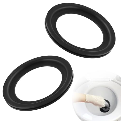 Image of LivTee RV Toilet Flush Ball Seal Replacement for 385311658, Camper Toilet Seal, The Parts Fit 300 /310 /320 Gravity-Flush Toilets, Advanced Rubber Seals That Stop Leaks and Eliminate Odors, 2PCS