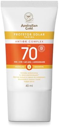 Australian Gold Protetor Facial Antiox Complex Ultra Fluido FPS 7...