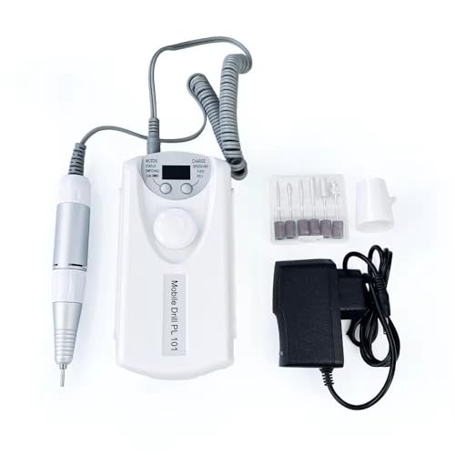 Bella Faccia 30000 RPM LCD Nail Drill Machine Electric Nail File Rechargeable Engraving Tools Quiet Cordless Manicure Pedicure Professional ElectrIc Nail Drill Machine Salon... - Image 4