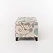 Christopher Knight Home Breanna Fabric Storage Ottoman, White And Blue Floral