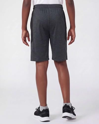 Image of Real Essentials 5 Pack: Boys' Dry Fit Basketball Shorts for Youth Kids Teens - Athletic Running Soccer Sports with Pockets