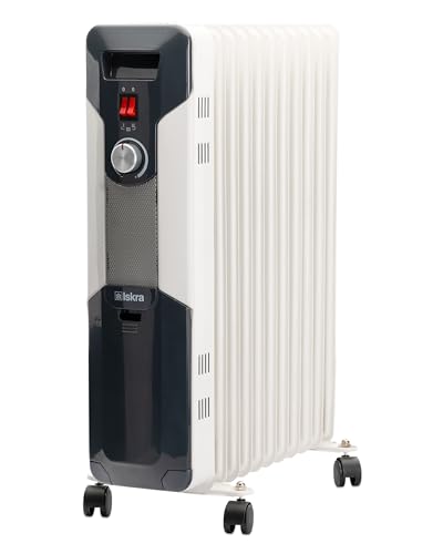 Iskra Elektroheizung energiesparend, Heizung elektrisch, Ölradiator 2500 Watt