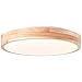 Produktbild BRILLIANT Lampe, Slimline Wand- und Deckenleuchte 34cm holz hell/weiß, 1x LED integriert, 14W LED integriert, (1300lm, 3000-4000K), Lichtfarbe über Wandschalter einstellbar