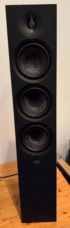 ELAC Debut 3.0 DF63-BK Floorstanding Speaker, Black Ash (Each) - 1” Aluminum Dome Tweeter, 6.5” Aramid Fiber Midrange & Dual 6.5” Aramid Fiber Woofers - 3-Way Bass Reflex - 31Hz to 38KHz Response - Image 2