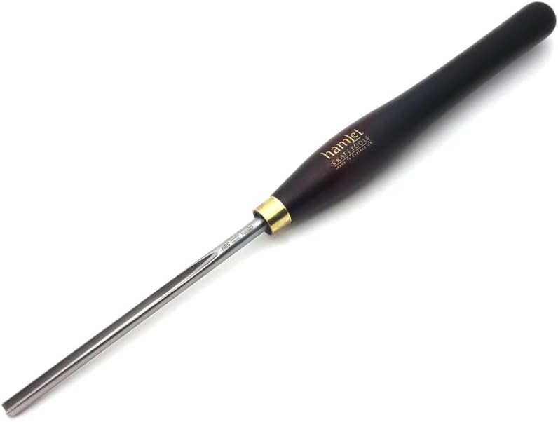 Bowl Gouge (HCT083) by Henry Taylor, 3/8" Wide Blade, 1/2" Bar Stock, M2 HSS, 23-1/4" Overall Length, Stained Beech Handle