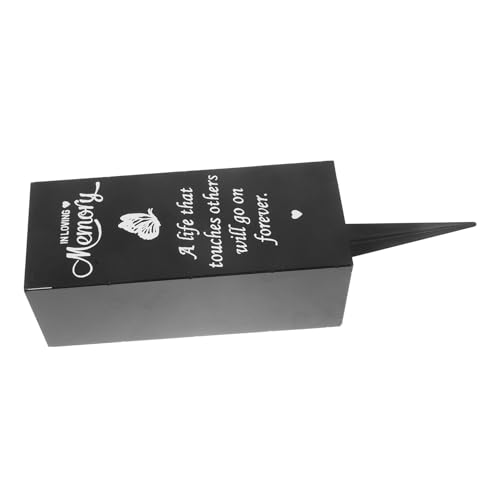 TOYANDONA Porte-Fleurs Métal avec Piquet pour Vases Funéraires Vases De Cimetière Et Arrangements Floraux