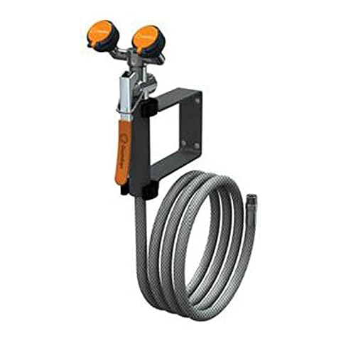 Guardian Equipment G5026 Wall-Mount Eyewash/Drench Hose Unit with Squeeze-Open Valve, One Size Cover