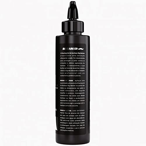 Shaving Gel Barbear Bisnaga Big Barber Cream 300ml Caixa Com 12 Unidades