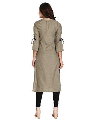 Image of DHRUVI TRENDZ Women's Rayon Kurta