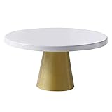 Decorativo: el estilo minimalista cumple con el propósito utilitario en este elegante soporte de pedestal decorativo, presenta elegantemente tus dulces.