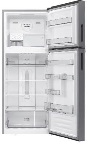 سامسونج ثلاجة نوفروست ديجيتال بفريزر علوي انفرتر RT40DG3111QVMR، سعة 426 لتر، ستانلس ستيل