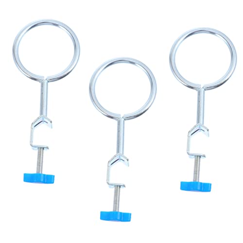 3pcs Experiment Equipment Flask Beaker Mug Jig Burette Clamp and Stand Devices Beakers Holder Ring Experiment Closed Ring Labs Closed Ring Laboratory Support Iron Labs Support Ring KICHOUSE
