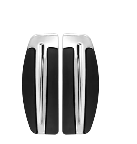 Repose-pieds noirs conducteur pour Softail et Touring en aluminium forgé haute résistance
