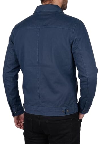 Image of Summer Lightweight Canvas Breathable Cotton Jacket For Men | Punk Gothic Brando Biker Coat Classic Rock Streetwear Belted Jacket