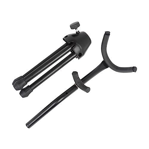 GOOHOCHY 1 PC Portable Foldable Saxophone Stand Black Durable Support Accessory for Alto Saxophone Stable Tripod Design for Studio Exhibition Use Scratch Resistant Sponge Cushion