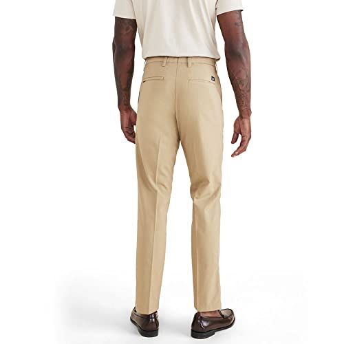 DOCKERS Mens Signature Go Slim Fit Khaki Smart 360 Tech Pants2