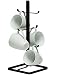 Neat-O Metal Mug Tree Holder Organizer Rack Stand