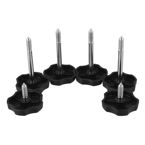 FUNOMOCYA 6 Pezzi Manopole Morbide per Telaio Finestra Soft-Top Viti Fissaggio per Porta Riduzione Rumore Installazione Facile Accessori Auto Resistente e Compatibile