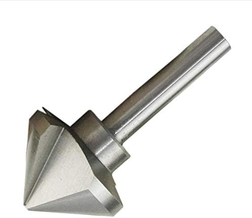 Countersink Drill Bit, KATSU HSS 6542 Countersink Drill Bit 90 Degrees 25mm 3 Flute Chamfer Cutter Drill Bit for Wood Steel Metal Machine Tools, Positioning Drill Mill Cutter 12740615