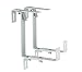 Produktbild Dehner Blumenkastenhalter Profi für Rohrgeländer, 2 Stück, Metall, weiß