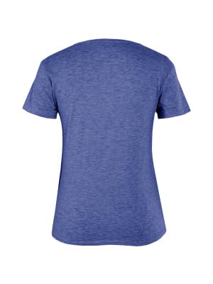 T-shirt bleu pour femme XL idéal pour vos vacances et sorties