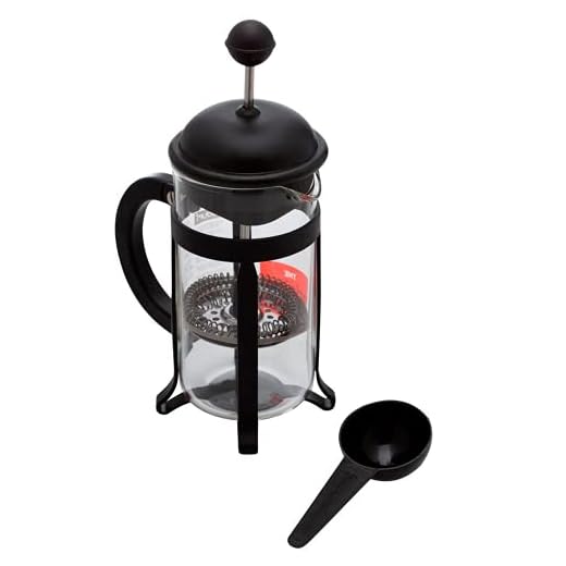 Bodum Cafeteira de prensa francesa Java de 1000 ml, vidro borossilicato de alta temperatura, preto - Feito em Portugal