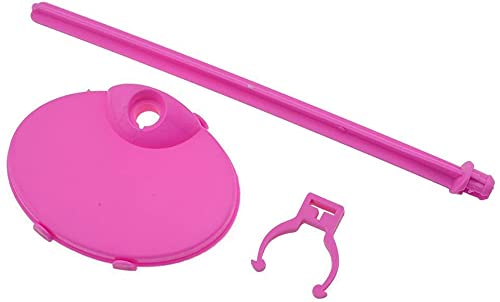 Image of Toy Stand Support for Dolls & Action Figures, 20 PCS Prop Up Mannequin Model Display Holders, 11 inch to 13 inch Dolls Accessories, Pink Rose