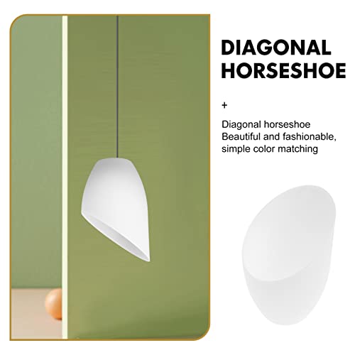 Housoutil 5X Plastic Lampshade, Lamp Shade Cover, 32Mm Horseshoe Shape Lampshade Floor Lamp Light Covers For Living Room Led Floor Lamp, Pendant Light, Wall Lamp Shade #TOP7