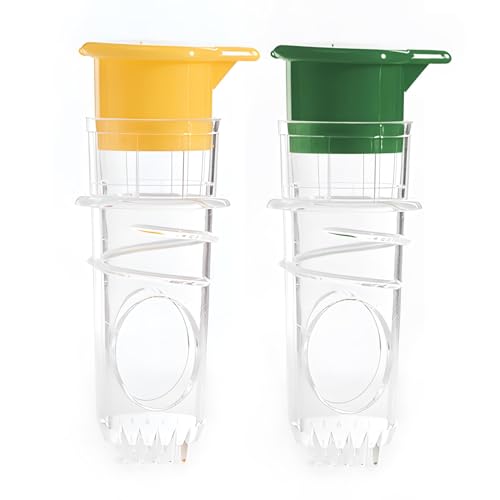 Presse Citron Manuel 2 Pièces, Presse Agrume Compact pour Jus Frais, Petit Presse Agrumes pour Citrons, Oranges, Lime – Presse-Fruits Facile à Nettoyer...
