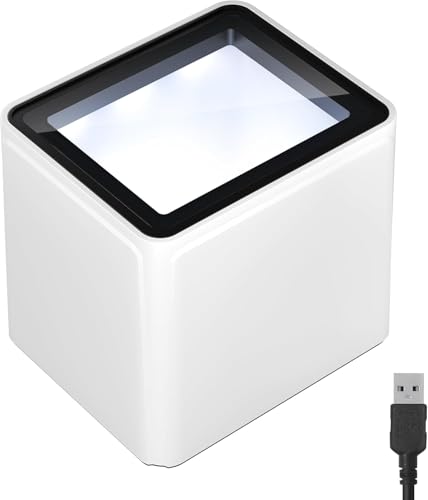 Tera 全方位バーコードリーダー USB有線 卓上式 360°スキャン 自動検知 1D 2D QRコード対応 液晶画面読取 無指向性 高速読取 POSレジ対応 業務用 日本語取扱説明書 型番：9200の商品画像（Amazon）