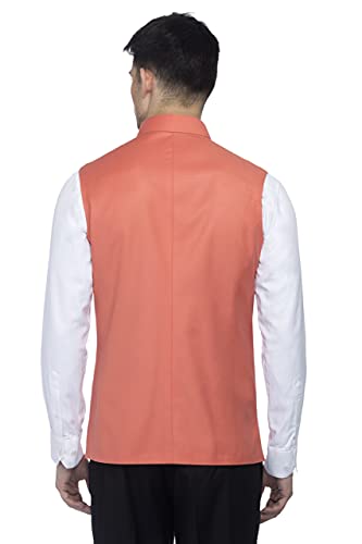 Image of FAVOROSKI Men's Cotton Blend Waist-Long Jacket