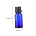 FRCOLOR 12pcs Glass Bottles Large Dropper Hole for Travel and Beauty Liquids Portable Storage for Essential Oils Perfumes