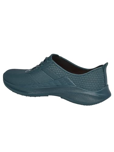 Image of AJANTA Men's PVC Sneaker | Waterproof Casual & Rain Shoes for Walking, Travel & Office | Skid Resistant Outsole for Firm Grip