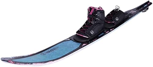HO Future Omni Slalom - Esquí acuático para mujer, 63 con fijaciones StanceARTP (5.5-9.5), color azul tropical