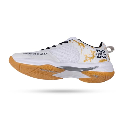 Image of Vector X Unisex Badminton Shoes|Indoor Outdoor Court Sneaker|Breathable Mesh with TPU Fusing Upper + Rubber Outsole for Superior Grip|Boots for Men Women Adult Youth
