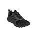 Adidas Mens Terrex Tracefinder 2 Trail Running, Black/Black/Grey, 12