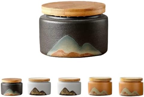 NS Online Small urns Set of 6- Ceramic Decorative Keepsake Small Urns Set 6 Piece for Human Ashes Memorial - Honor Your Loved One Lost