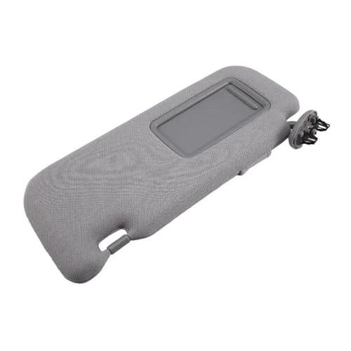Pare-soleil droit Toyota Corolla 2007-2013 gris en toile avec miroir