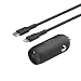 Produktbild Belkin BoostCharge 30-W-Kfz-Schnellladegerät, kompaktes Modell mit USB-C-Power Delivery-Anschluss, inklusive USB-C/Lightning-Kabel, kompatibel mit der iPhone 14-Serie, iPad und mehr  Schwarz