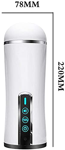 Massageador - Dispositivo de boquete de bolso de silicone de grau medico Stroker, Transparente Mascu