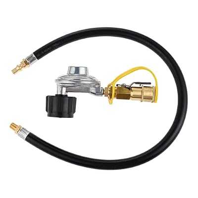 1Pc LP Propane Gas Grill Regulator Replacement 2 FT Quick Connect Propane Hose with 1/8" NPT Male Thread for Weber Spirit 500,Practical
