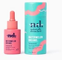 Naturally Drenched Watermelon Dreams - Lightweight Nourishing Oil for Scalp, Hair and Face - 100% Kalahari Melon Seed Oil - Improves Skin Hydration - Organic - Vegan - Cruelty Free