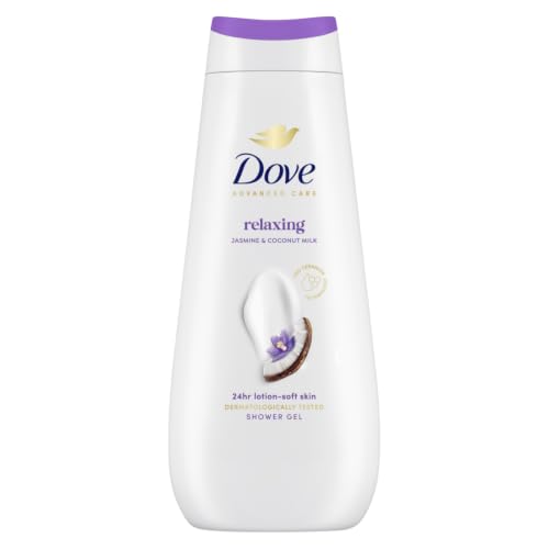 Dove Advanced Care Duschgel, beruhigend, Jasmin und Kokosmilch, 400 ml – Ansicht 1