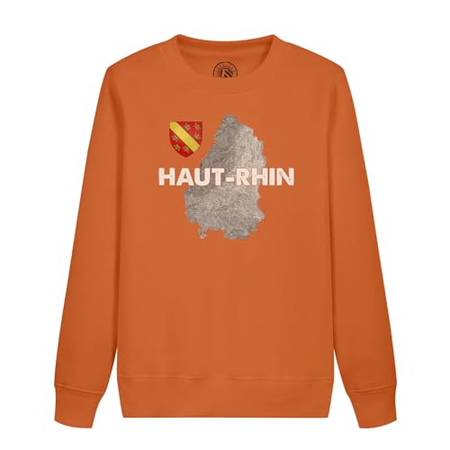 Sweat enfant Haut Rhin 68 style rétro idéal pour les sorties en famille à Colmar