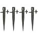 Rain Bird MBF4PKS Drip Irrigation Micro-Bubbler on Stake, 360° Full Circle Pattern, 0 - 3' Spray Distance, 4-Pack