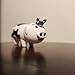 Cute Funny Pig Cow Lighter, Soft Flame, Refillable, Adjustable, Novelty, Unique, Gag Gift, Compact Lucky Novelty Unique Lighter No Butane Included (Pig Cow Lighter)