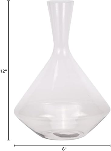 Miniatura 5 de Hotel Collection - Decantador de vino | Decantador pequeño para airear vino hecho de vidrio transparente | Enfoca los vapores de aroma y elimina los